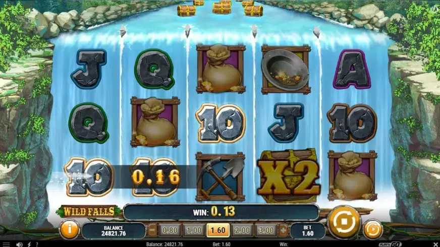 Wild Falls slot screenshot 3