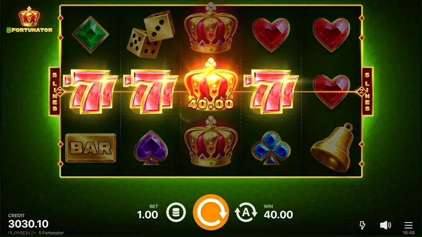 5 Fortunator slot screenshot 3