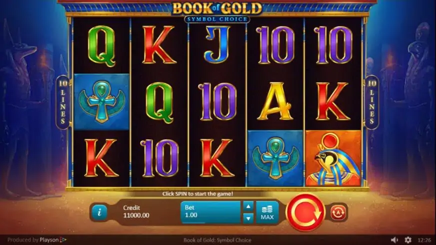 Book of Gold: Symbol Choice slot screenshot 1