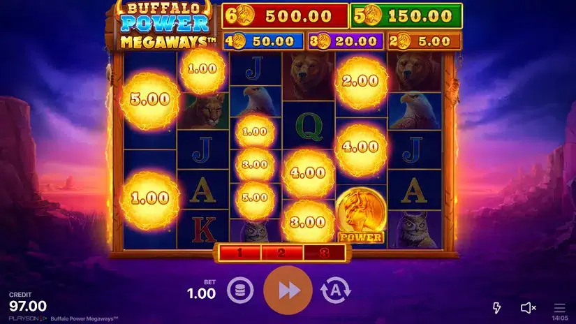 Buffalo Power: Megaways slot screenshot 4