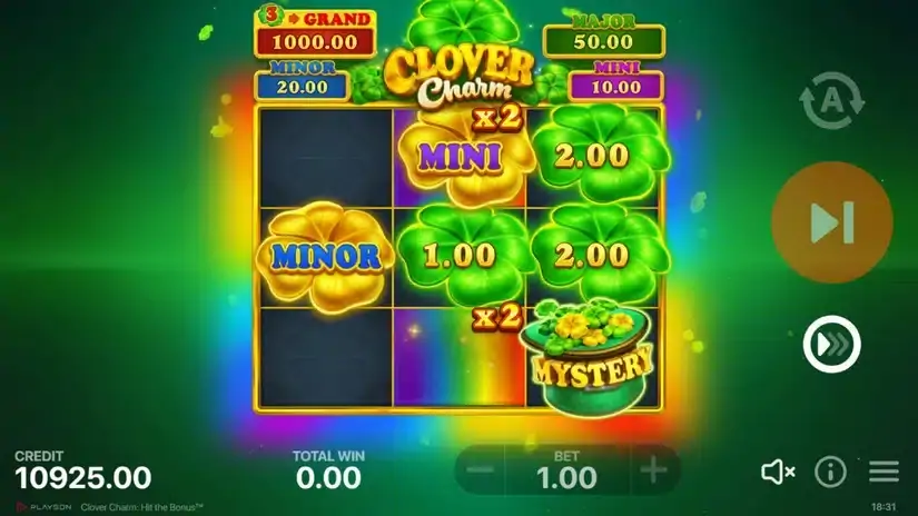 Clover Charm: Hit the Bonus slot screenshot 4