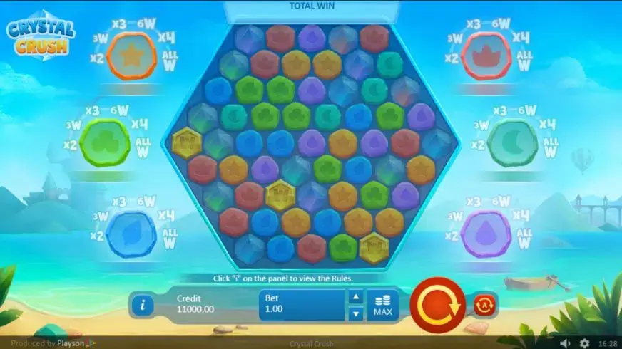 Crystal Crush slot screenshot 1