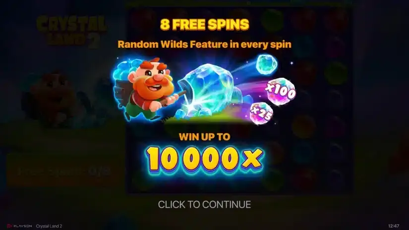 Crystal Land 2 slot screenshot 4