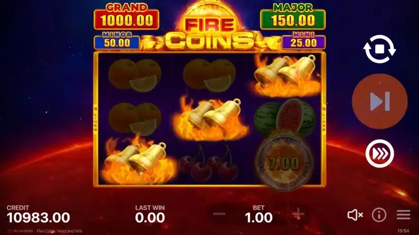 Fire Coins: Hold and Win slot screenshot 4