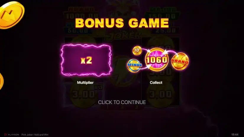 Pink Joker: Hold and Win slot screenshot 5