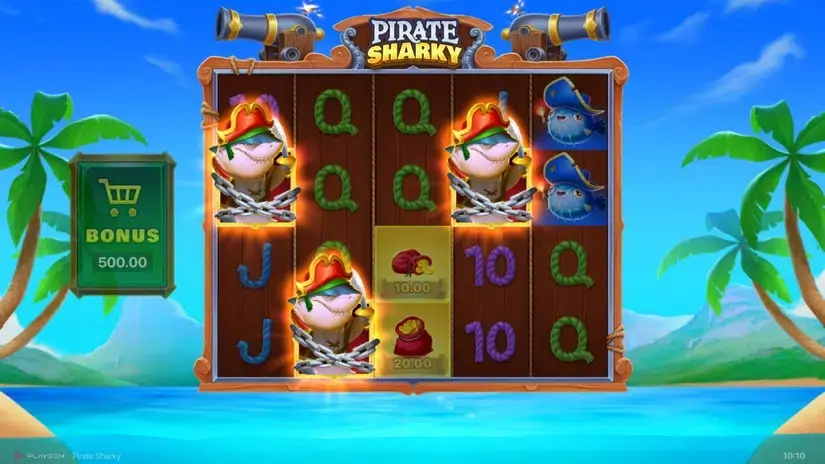 Pirate Sharky slot screenshot 3