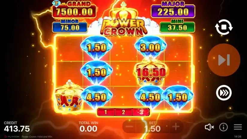 Power Crown: Hold and Win slot screenshot 