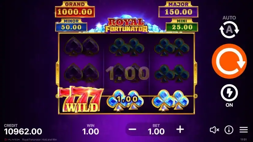 Royal Fortunator: Hold and Win slot screenshot 3