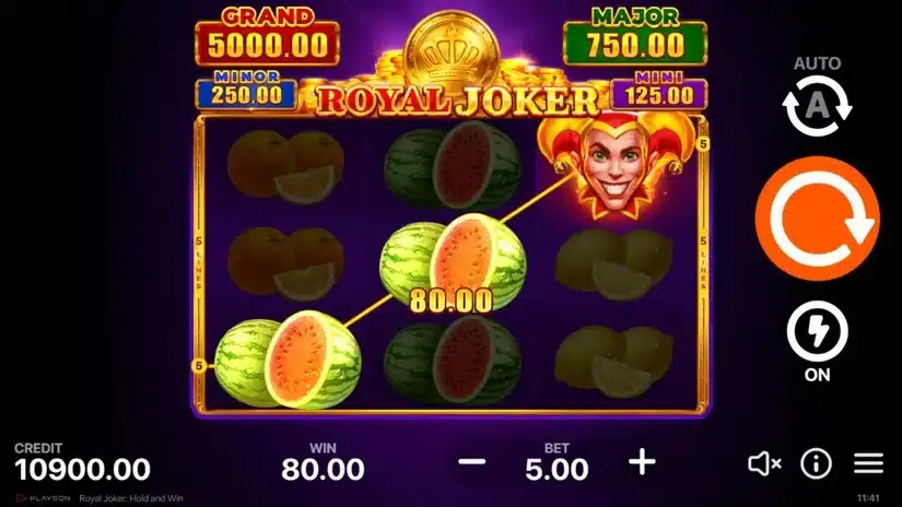 Royal Joker: Hold and Win slot screenshot 