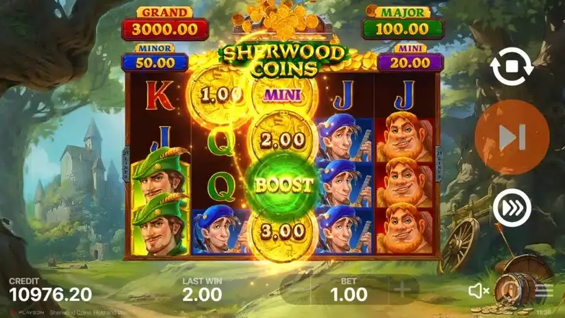 Sherwood Coins: Hold and Win slot screenshot 3