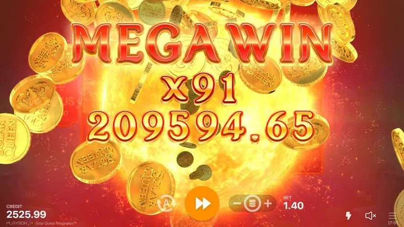 Solar Queen Megaways slot screenshot 5