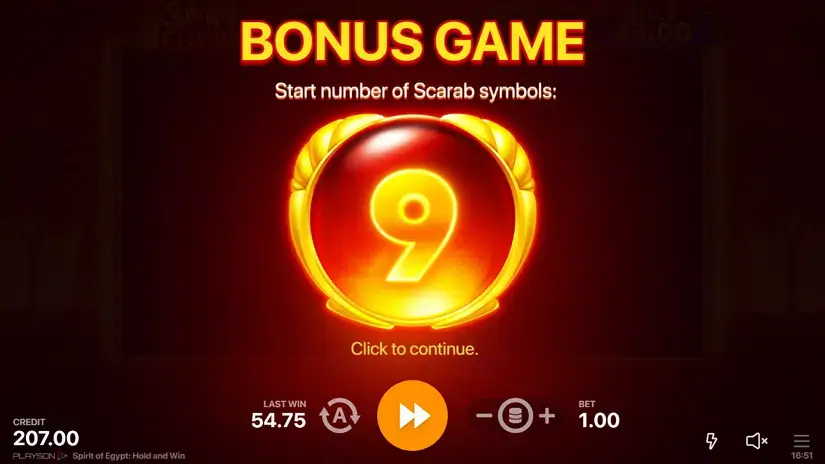 Spirit of Egypt: Hold and Win slot screenshot 3