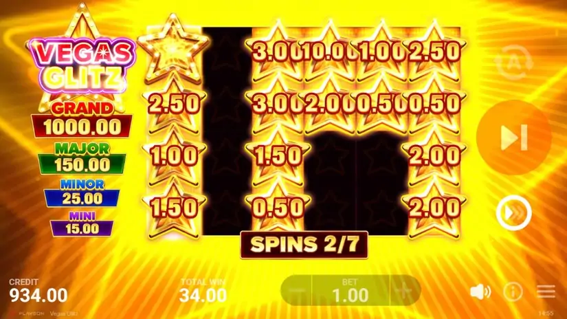 Vegas Glitz slot screenshot 5