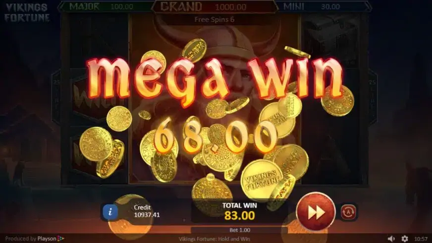 Vikings Fortune: Hold and Win slot screenshot 6