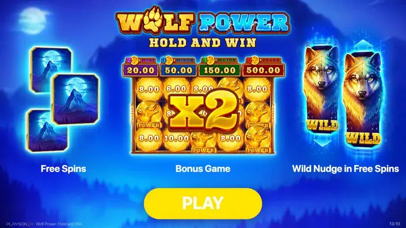 Wolf Power: Hold and Win slot screenshot 1