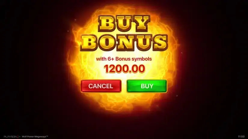 Wolf Power Megaways slot screenshot 3