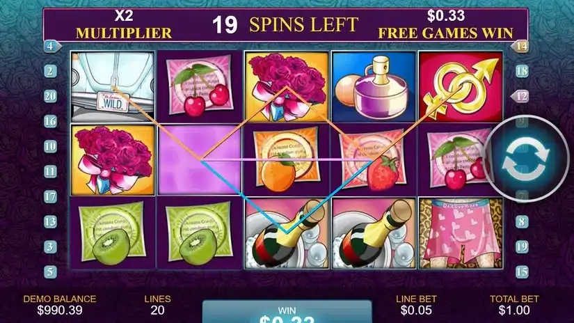 Dr. Lovemore slot screenshot 4