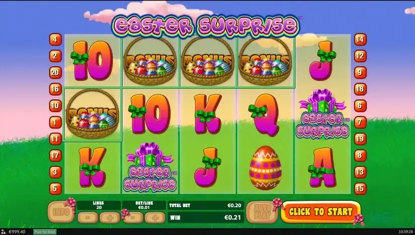 Easter Surprise slot screenshot 2