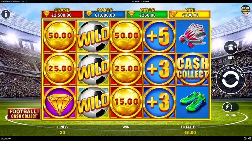 Football Cash Collect slot screenshot 1
