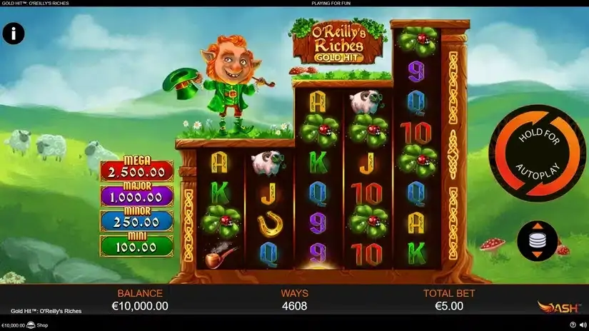 Gold Hit O’Reilly’s Riches slot screenshot