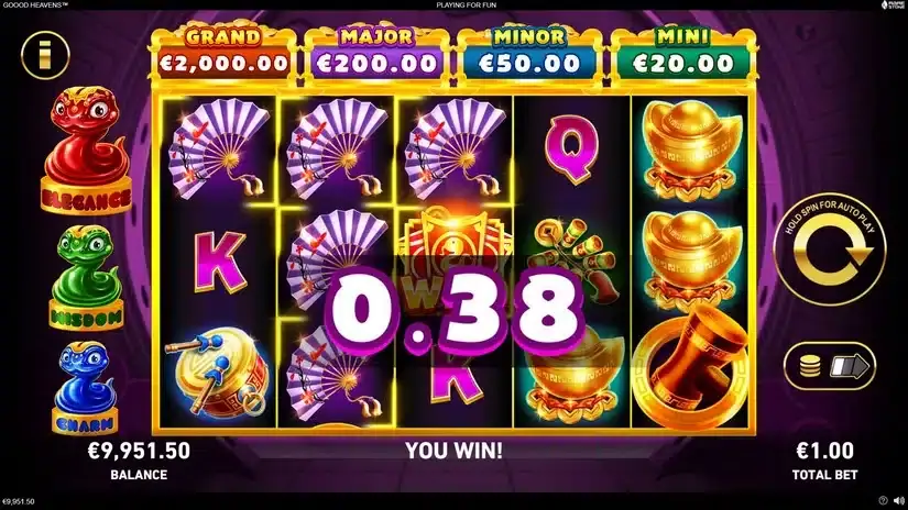 Goood Heavens slot screenshot 2