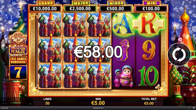 Grand Junction: Moscow Magic slot screenshot 5