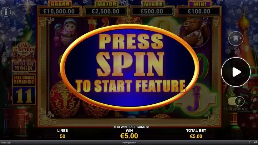 Grand Junction: Moscow Magic slot screenshot 4