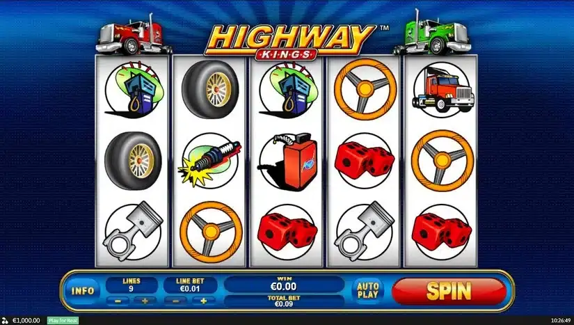 Highway Kings slot screenshot 