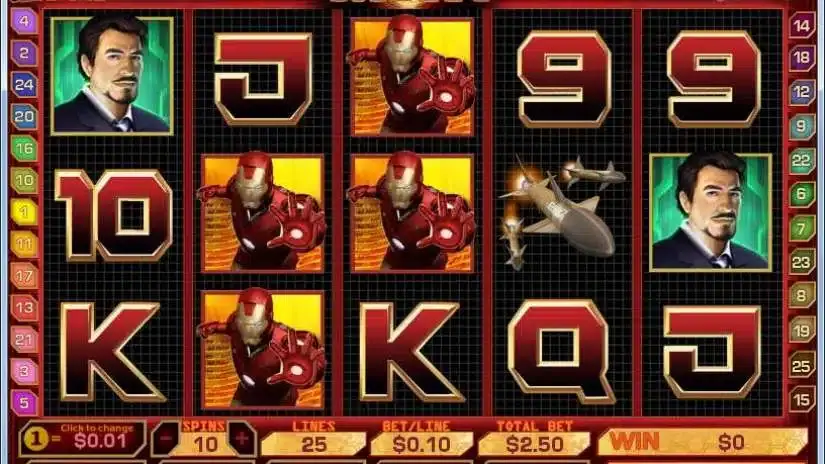Iron Man slot screenshot 2