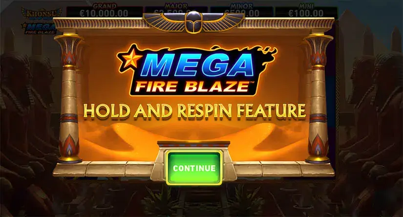 Khonsu God of Moon Mega Fire Blaze slot screenshot 3