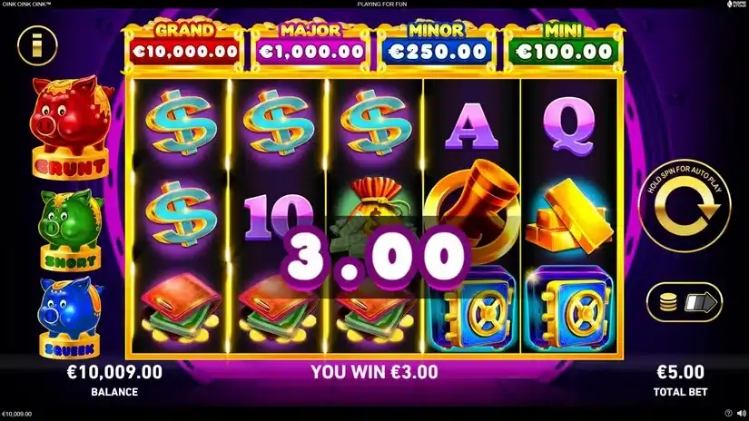 Oink Oink Oink slot screenshot 3