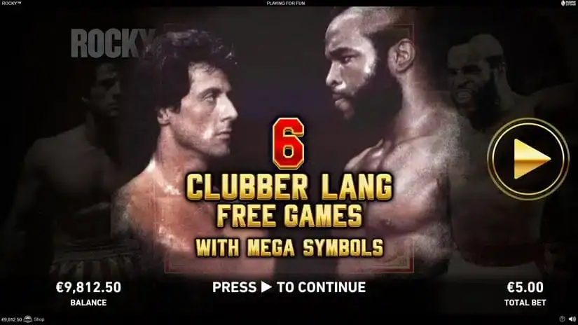 Rocky Slot – Free Demo, RTP, Bonus Features and slot screenshot 4