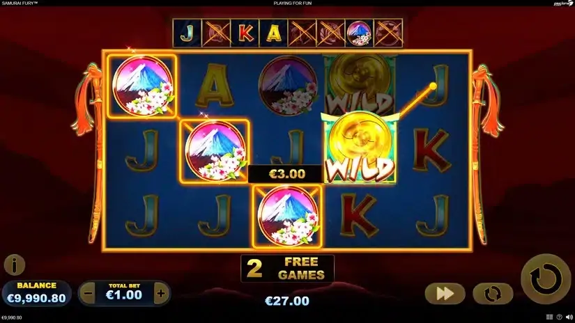 Samurai Fury slot screenshot 6