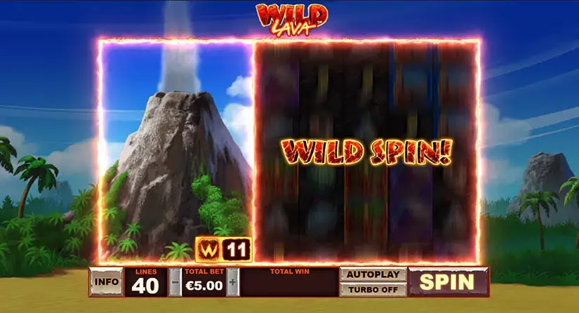 Wild Lava slot screenshot 4
