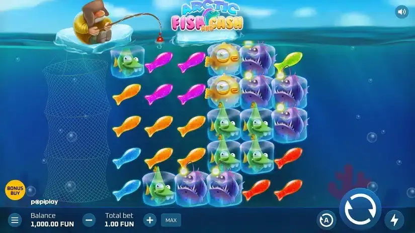 Arctic Fish and Cash slot screenshot 