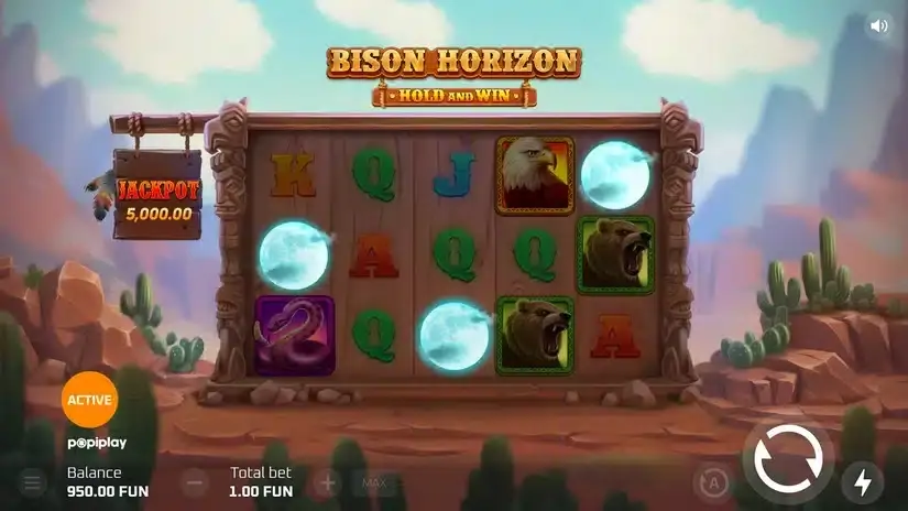 Bison Horizon Hold and Win slot screenshot 2