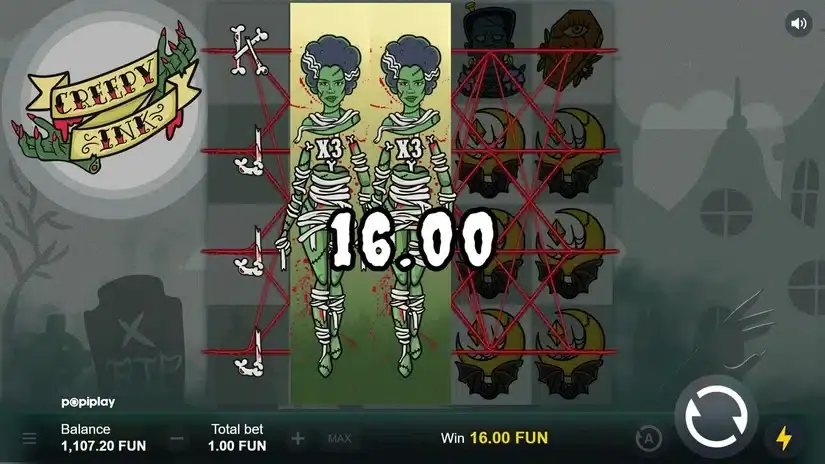 Creepy Ink slot screenshot 5