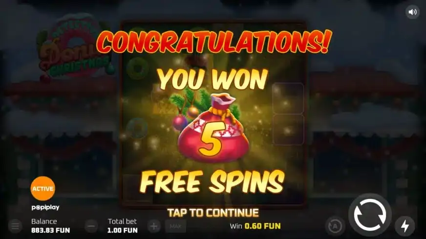 Detective Donut Christmas slot screenshot 3