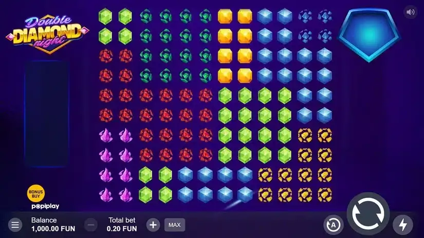 Double Diamond Night slot screenshot 1