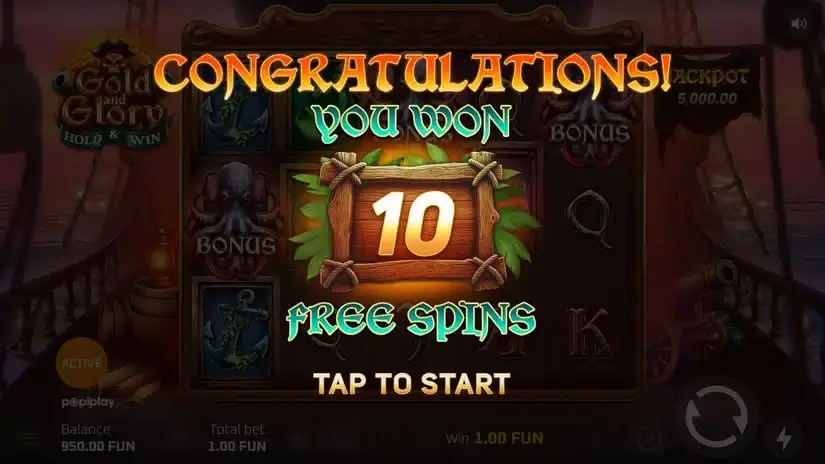 Gold And Glory Hold and Win slot screenshot 4