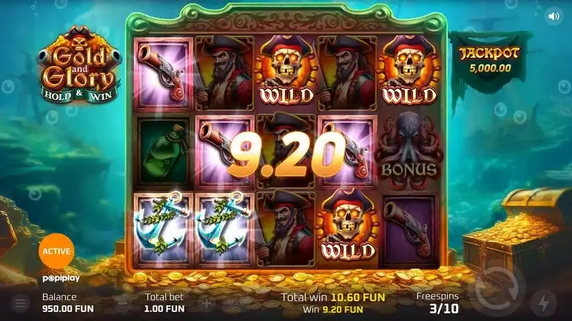 Gold And Glory Hold and Win slot screenshot 3