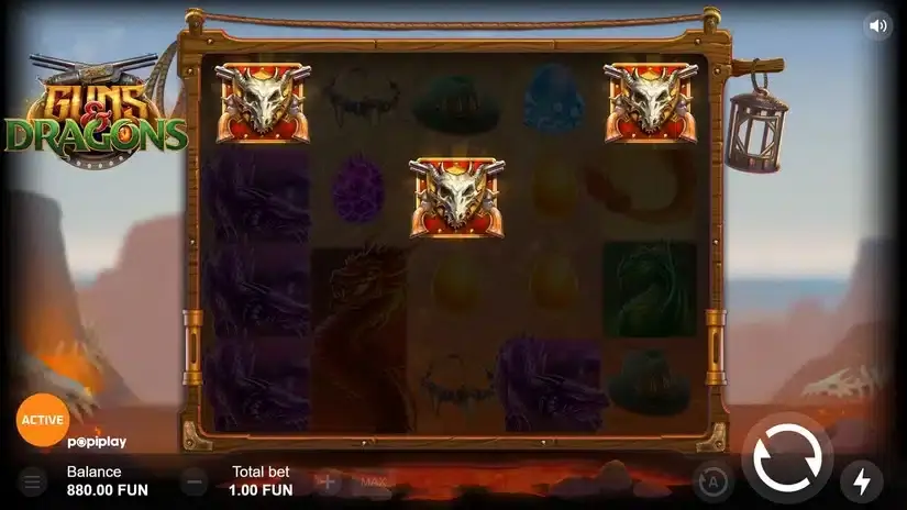 Guns & Dragons slot screenshot 2