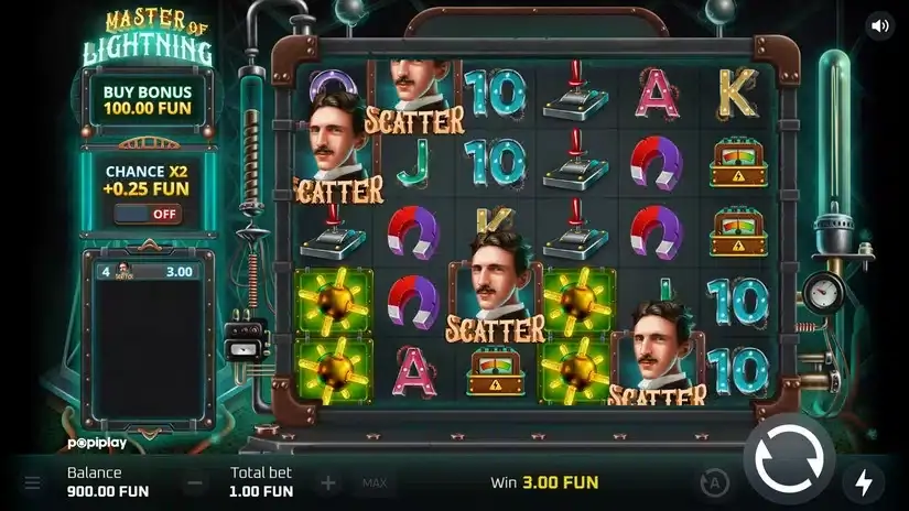 Master of Lightning slot screenshot 2