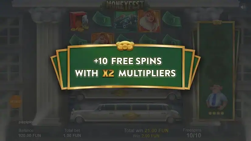 Moneyfest slot screenshot 5