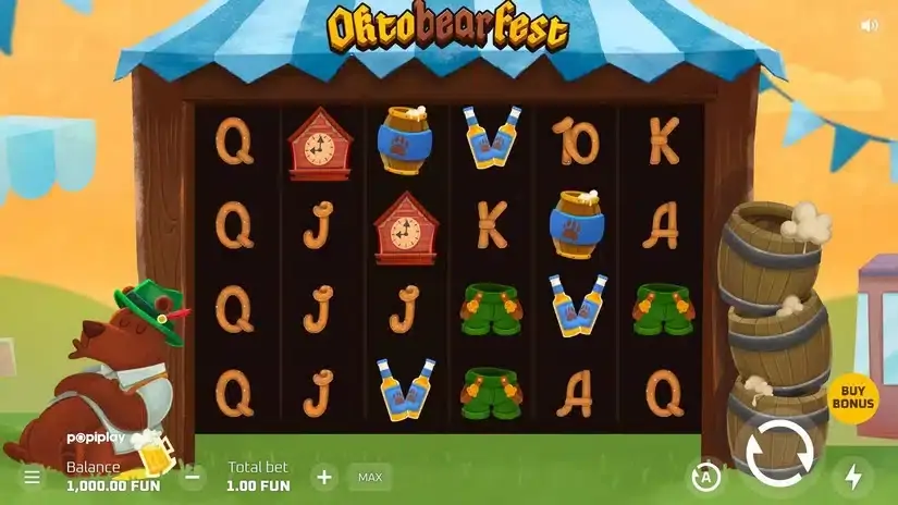Oktobearfest slot screenshot 1