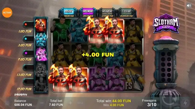 Slotham City slot screenshot 4