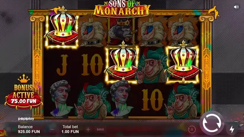 Sons of Monarchy slot screenshot 2