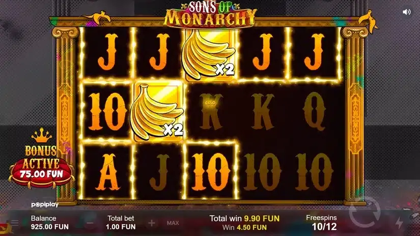 Sons of Monarchy slot screenshot 3
