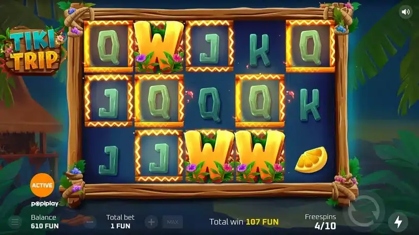 Tiki Trip slot screenshot 6