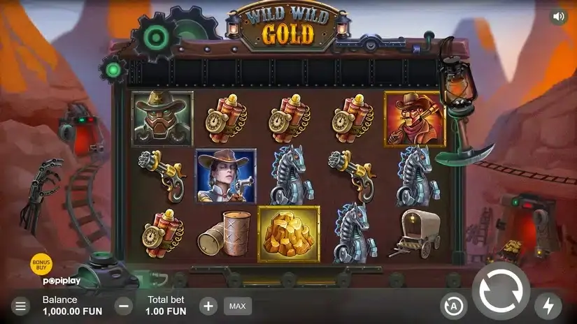 Wild Wild Gold slot screenshot 1